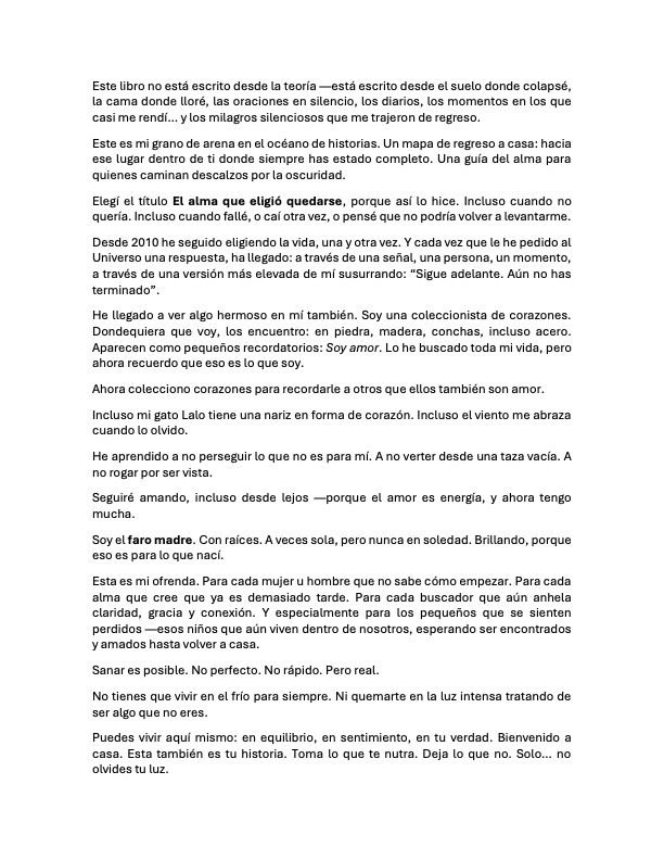 Nota de la Autora excerpt for the book 2